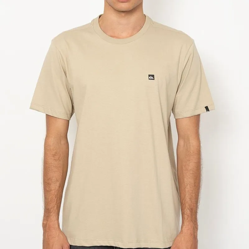 Camiseta Quiksilver Transfer Square SM27 Masculina Bege GG / begê
