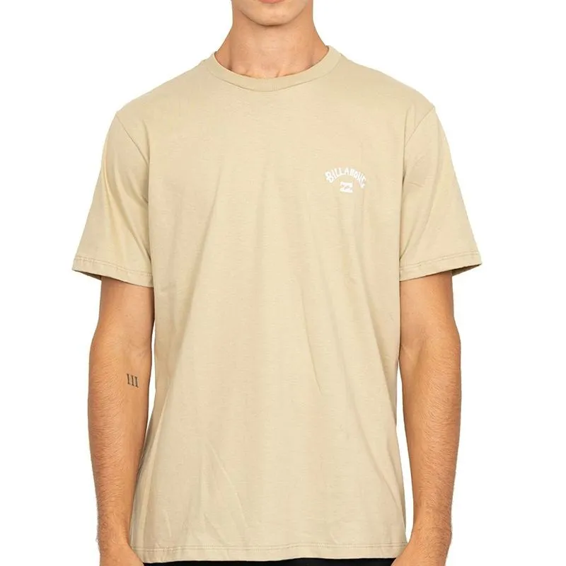 Camiseta Billabong Small Arch SM27 Masculina Bege GG / begê