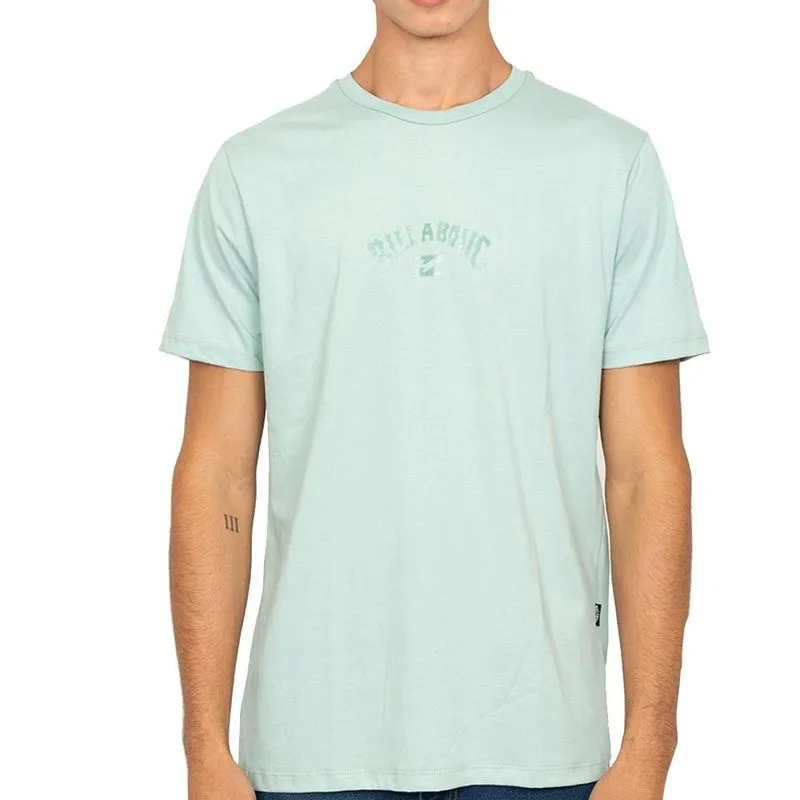 Camiseta Billabong Mid Arch SM27 Masculina Azul Claro P / azul