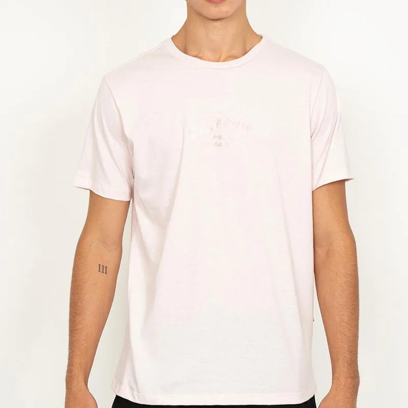 Camiseta Billabong Mid Arch SM27 Masculina Rosa Claro G / rosa