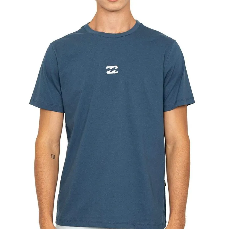 Camiseta Billabong Bracket Wave II SM27 Masculina Azul M / azul