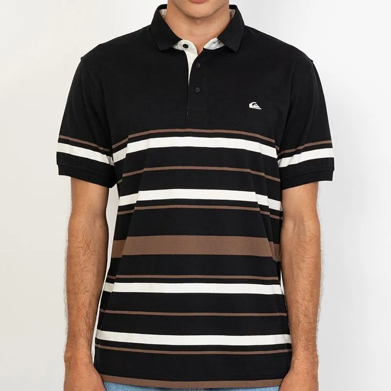 Camisa Quiksilver Polo Heyday SM27 Masculina Preto G / preto