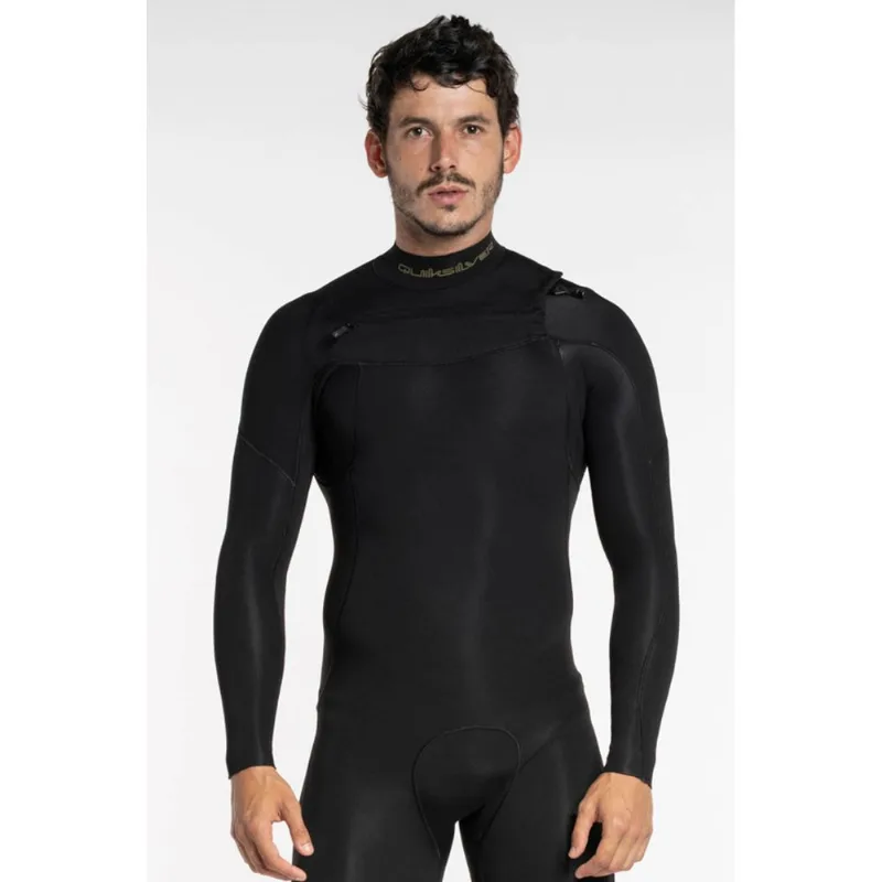 Wetsuit Quiksilver Everyday Sessions Mw 2/2 Ls Cz Black-BLACK-G