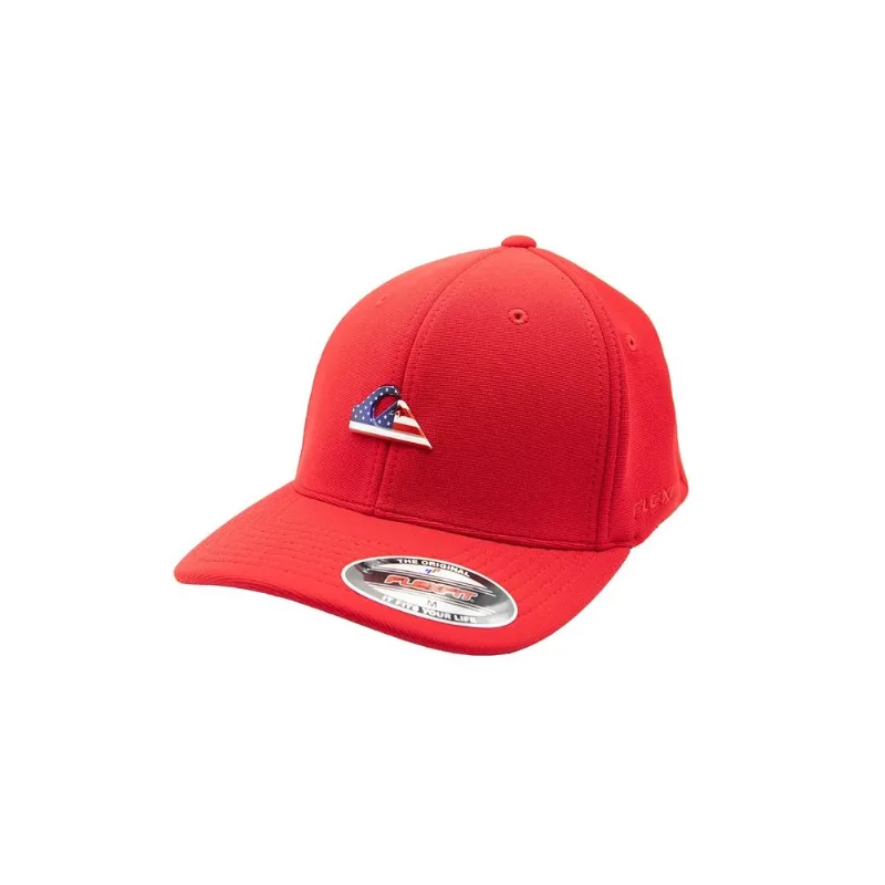 Boné Quiksilver Plate Destination Eua Red-P