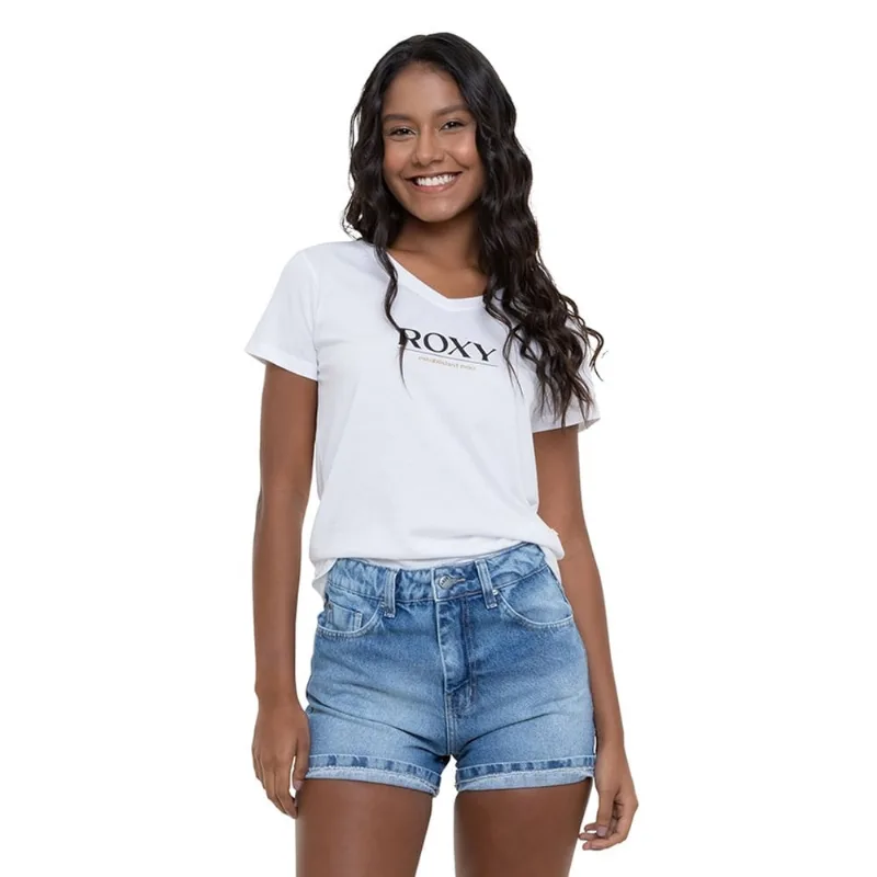 Shorts Jeans Roxy Genial Moment Azul