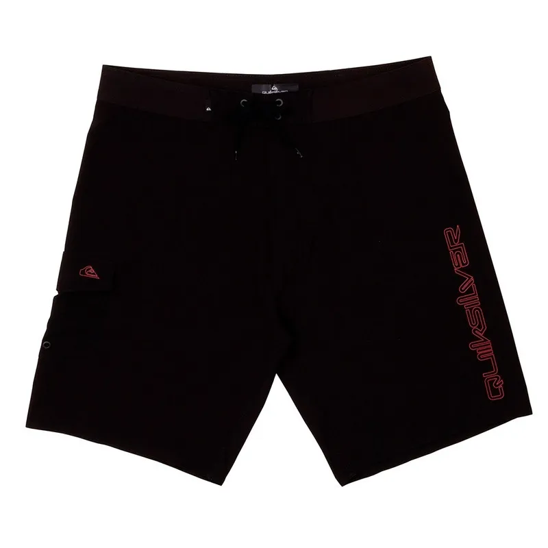 Bermuda Quiksilver Flat Signature 21 Plus Size Preto
