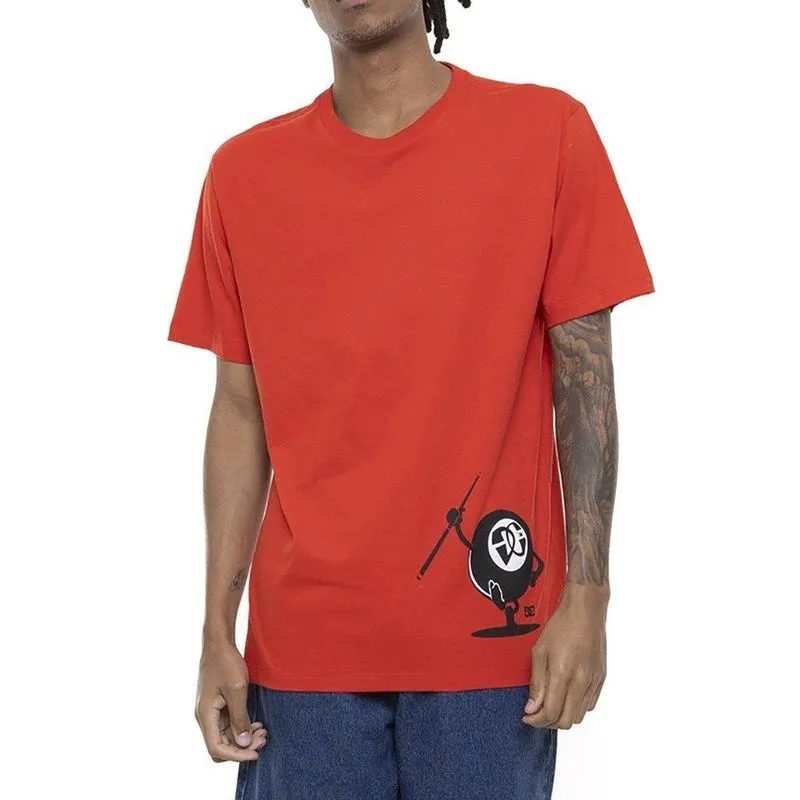 Camiseta DC Shoes 8 Balls Masculina SM23 Telha G / laranja