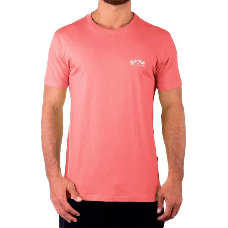 Camiseta Billabong Small Arch SM23 Masculina Rosa M / rosa