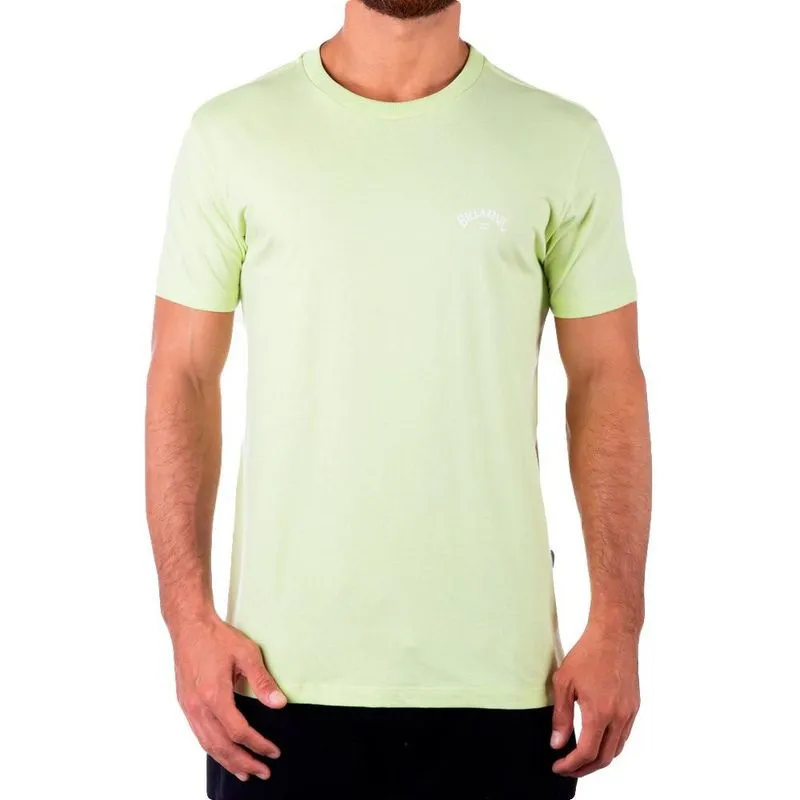 Camiseta Billabong Small Arch SM23 Masculina Amarelo Claro M / amarelo