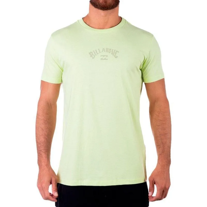 Camiseta Billabong Mid Arch Masculina Amarelo M / amarelo