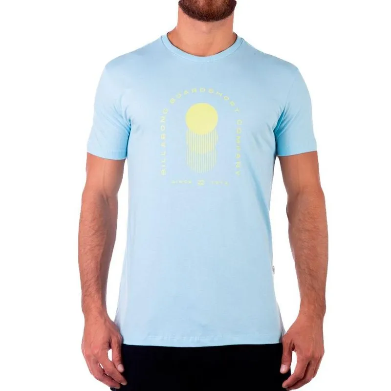 Camiseta Billabong Steady II SM23 Masculina Azul Claro G / azul