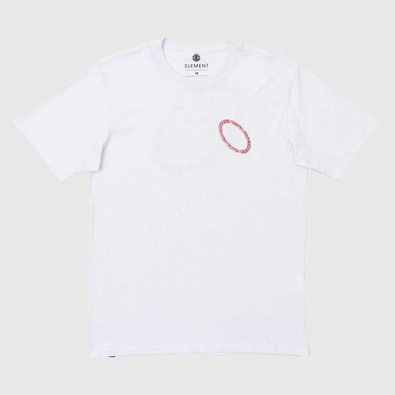 Camiseta Element Dome Masculina SM23 Branco P / branco