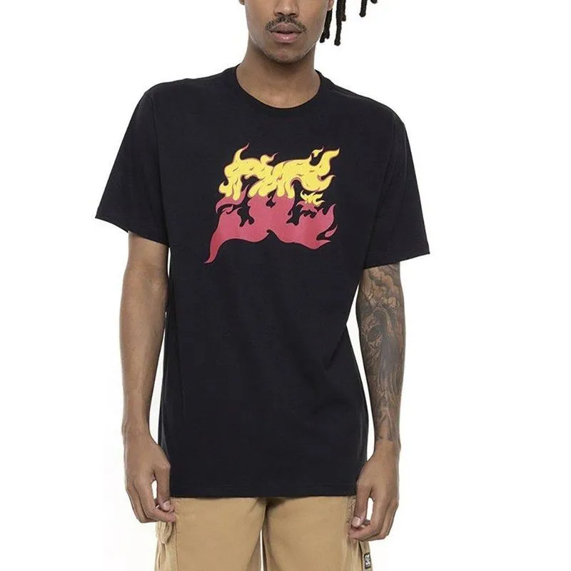 Camiseta DC Shoes DC Burner Masculina Preto GG / preto