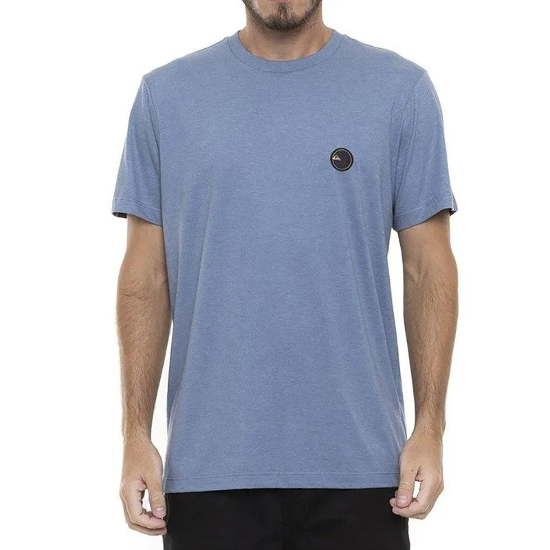 Camiseta Quiksilver Patch Round Masculina Azul Mescla M / azul