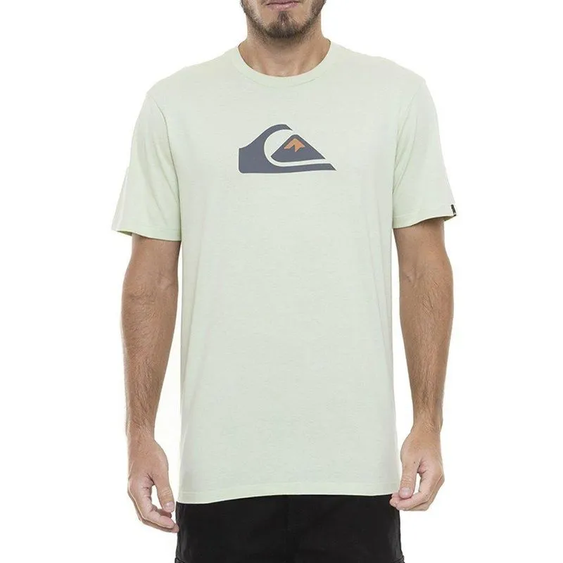 Camiseta Quiksilver Comp Logo Color Masculina Verde G / verde