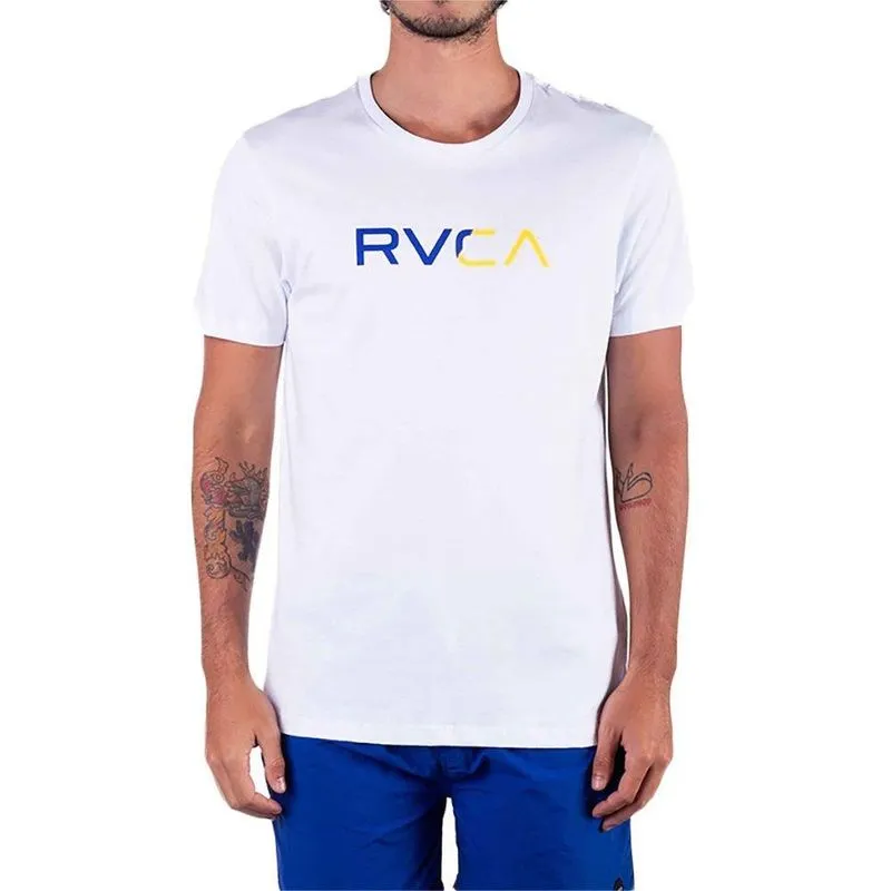 Camiseta RVCA Scanner Masculina Branco GG / branco
