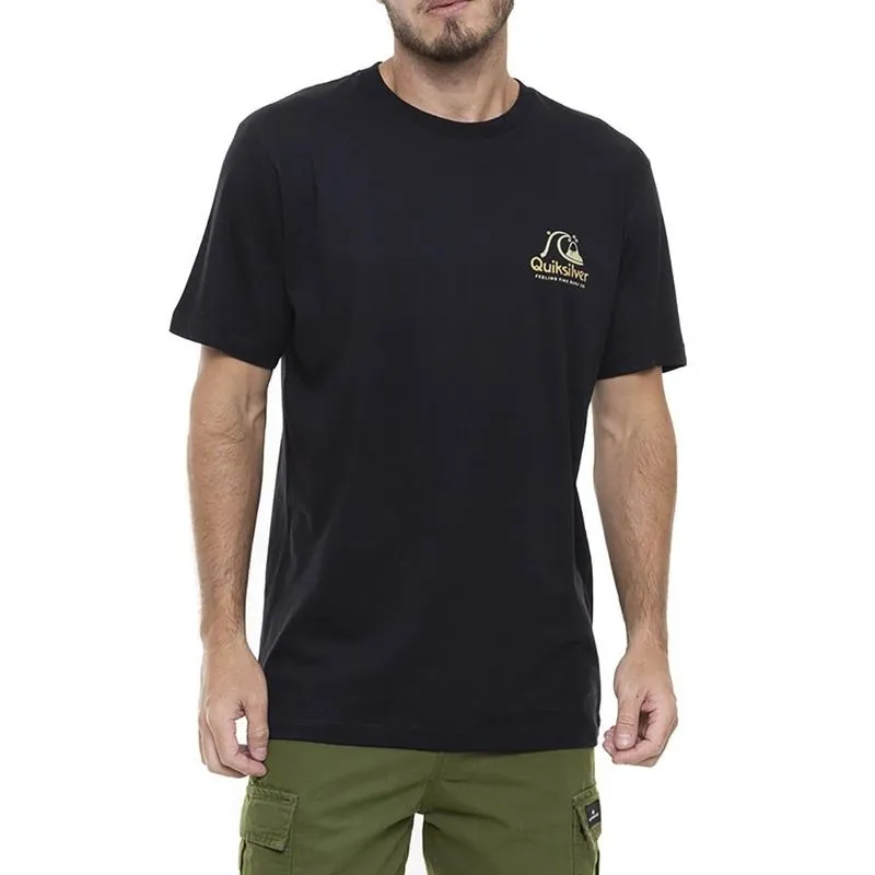 Camiseta Quiksilver Tribal Fuzz SM23 Masculina Preto GG / preto