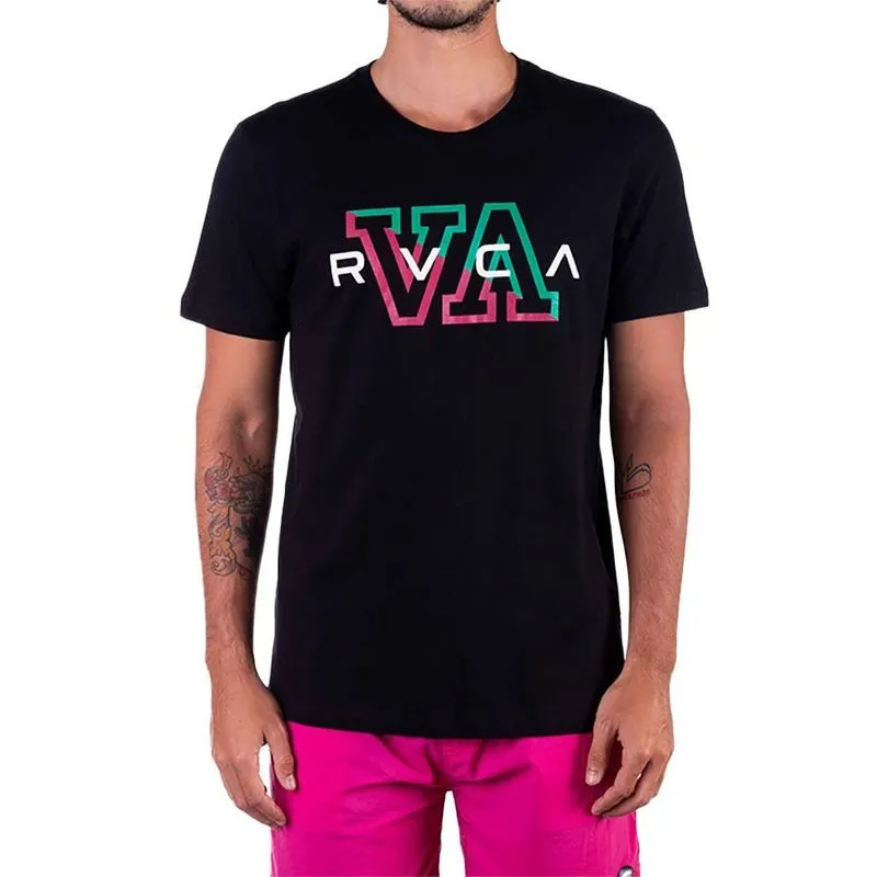 Camiseta RVCA Hampton SM23 Masculina Preto GG / preto