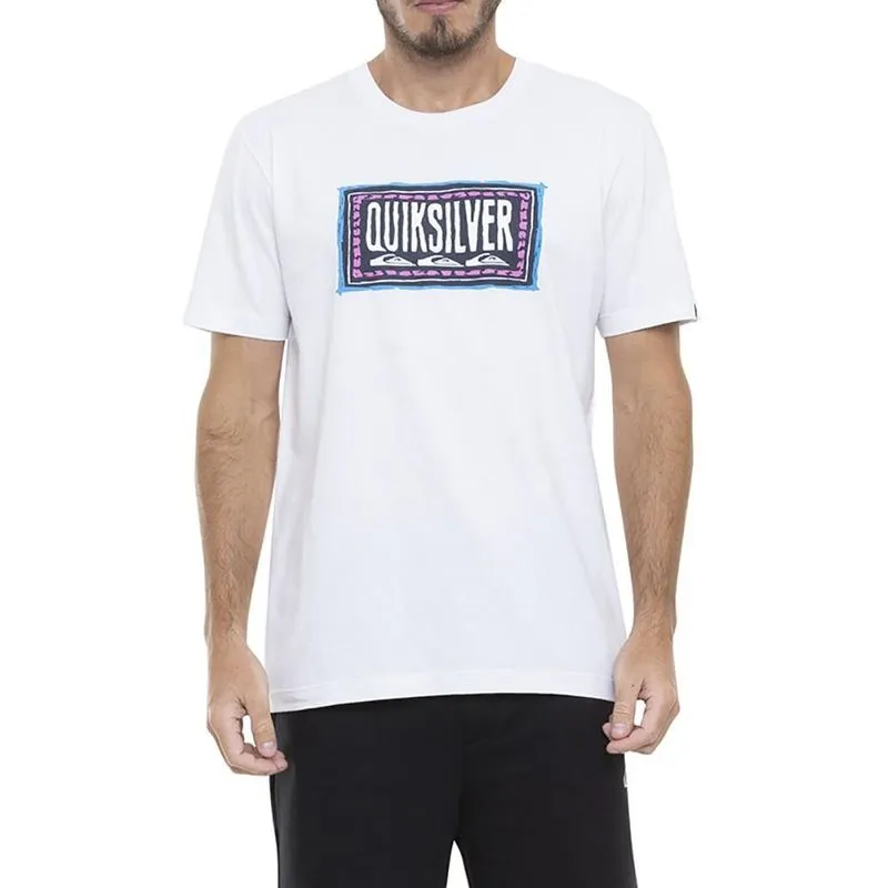 Camiseta Quiksilver Radical Roots SM23 Masculina Branco G / branco