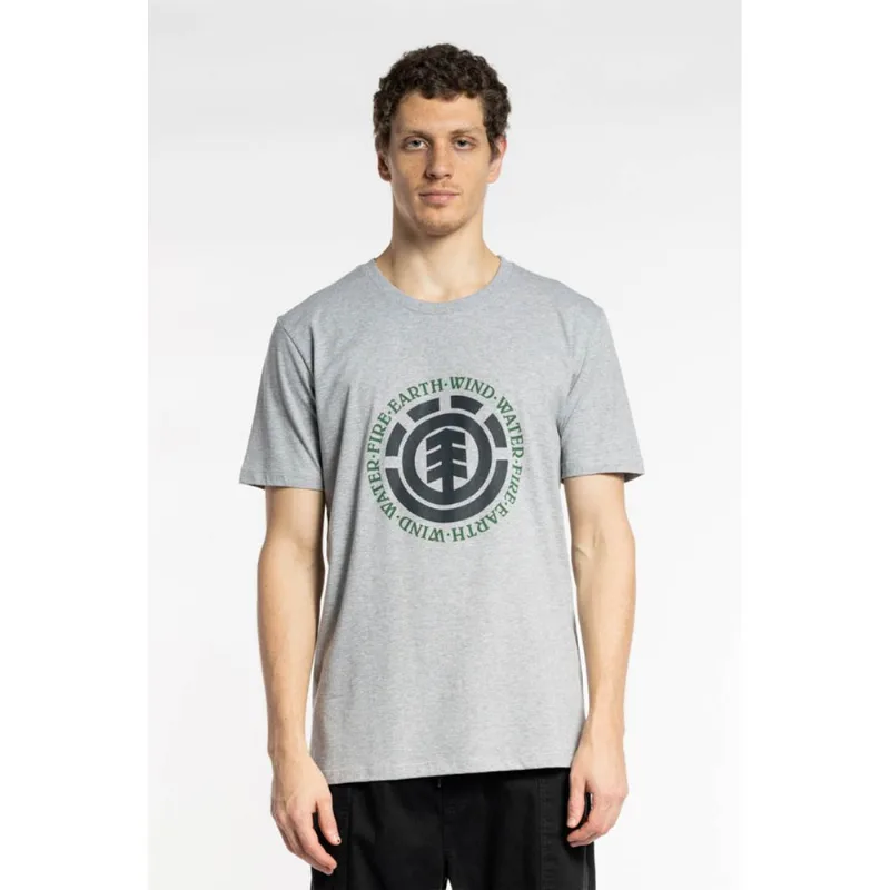 Camiseta Element M/C Seal Cinza Mescla M