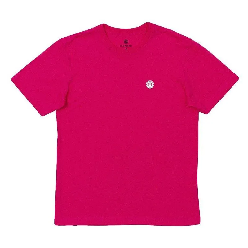 Camiseta Element Basic Crew Masculina Rosa Escuro GG / rosa