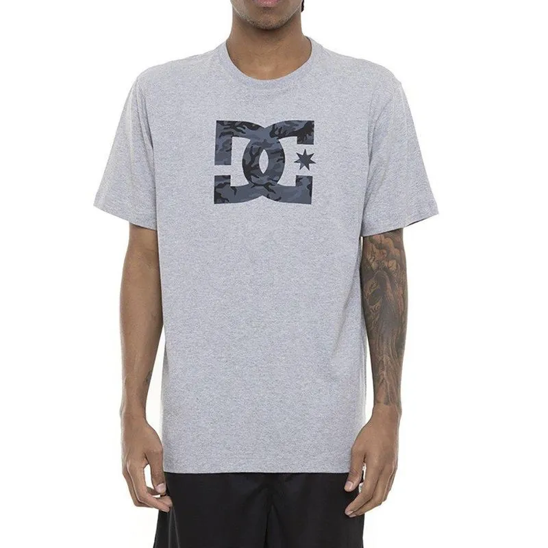 Camiseta DC Shoes DC Star Fill Masculina Cinza Mescla M / cinza