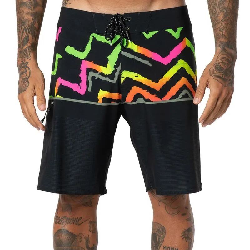 Bermuda Billabong Fifty50 Airlite Masculina Neon 40 / preto