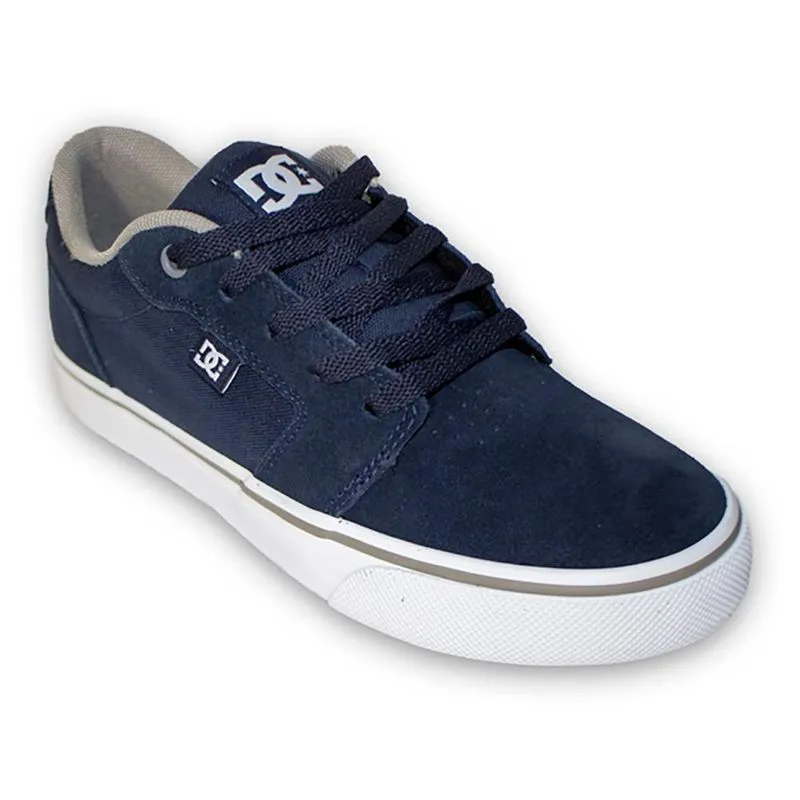 Tênis DC Shoes Anvil LA SM23 Masculina Navy/White 38 / azul-escuro