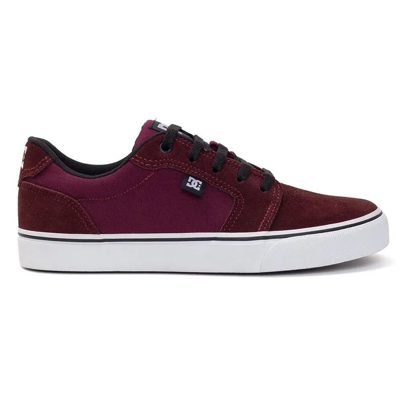 Tênis DC Shoes Anvil LA SM23 Masculino WineWhite 39 / vermeho