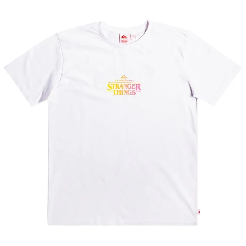 Camiseta Quiksilver Quik X Stranger Things Branco
