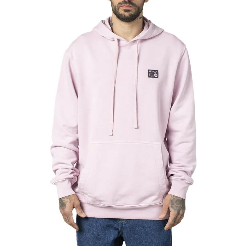 Moletom RVCA Canguru Anp Label WT23 Masculino Rosa Escuro P / rosa