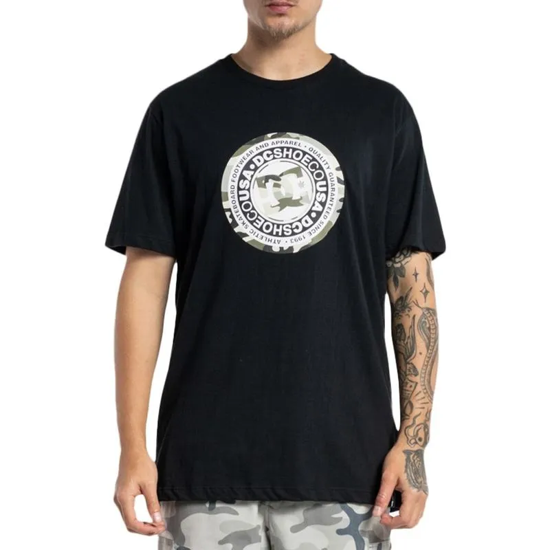 Camiseta DC Shoes Circle Star Camo Fill WT23 Masculina Preto P / preto