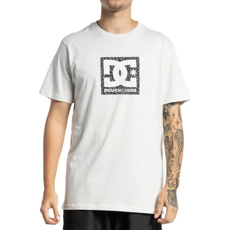Camiseta DC Shoes DC Square Star Rusy Fill WT23 Off White G / bege