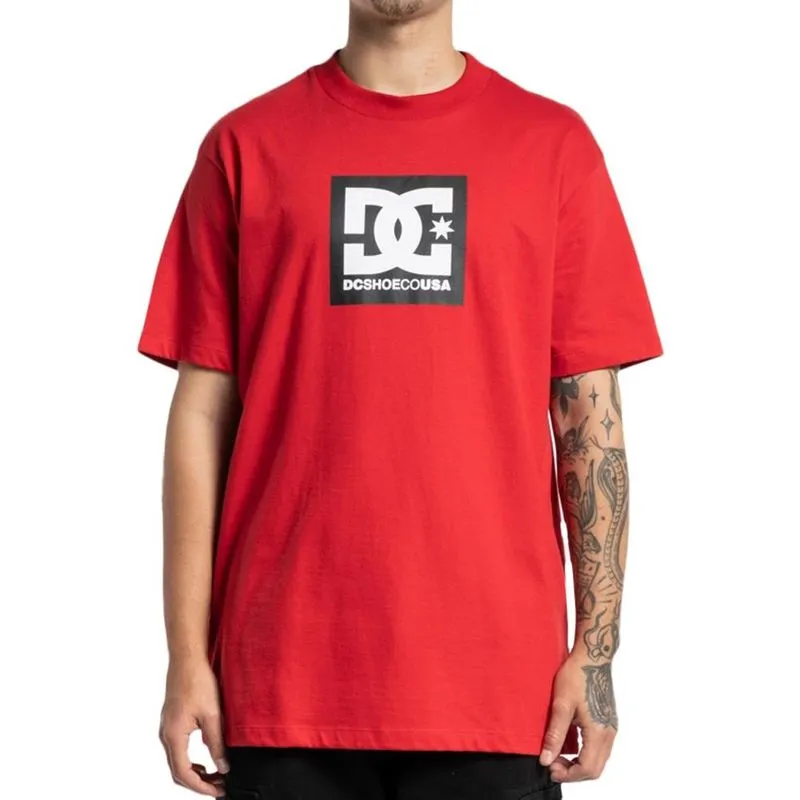 Camiseta DC Shoes DC Square Star WT23 Masculina Vermelho GG / vermeho