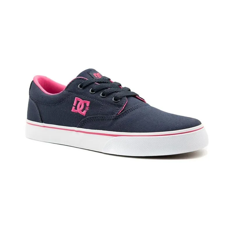 Tênis DC Shoes New Flash 2 TX Feminino Navy/Pink/White 35 / azul-escuro