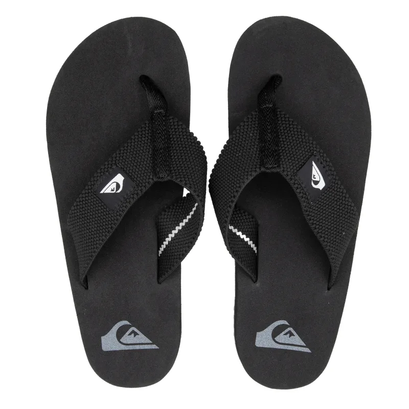 Chinelo Quiksilver Layback Ocean Preto-Preto-39/40
