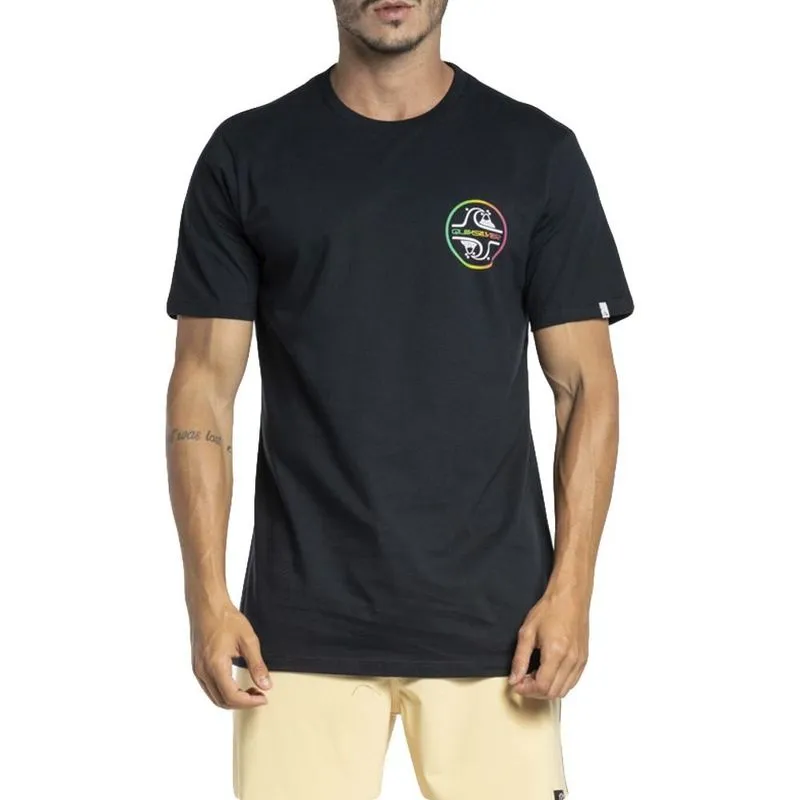 Camiseta Quiksilver Core Bubble WT23 Masculina Preto P / preto