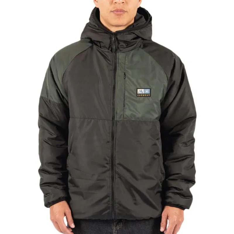 Jaqueta Element Wolfe ZH WT23 Masculina Preto/Verde GG / preto