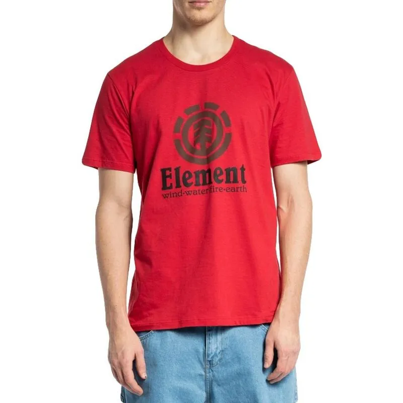 Camiseta Element Vertical Color WT23 Masculina Vermelho P / vermeho