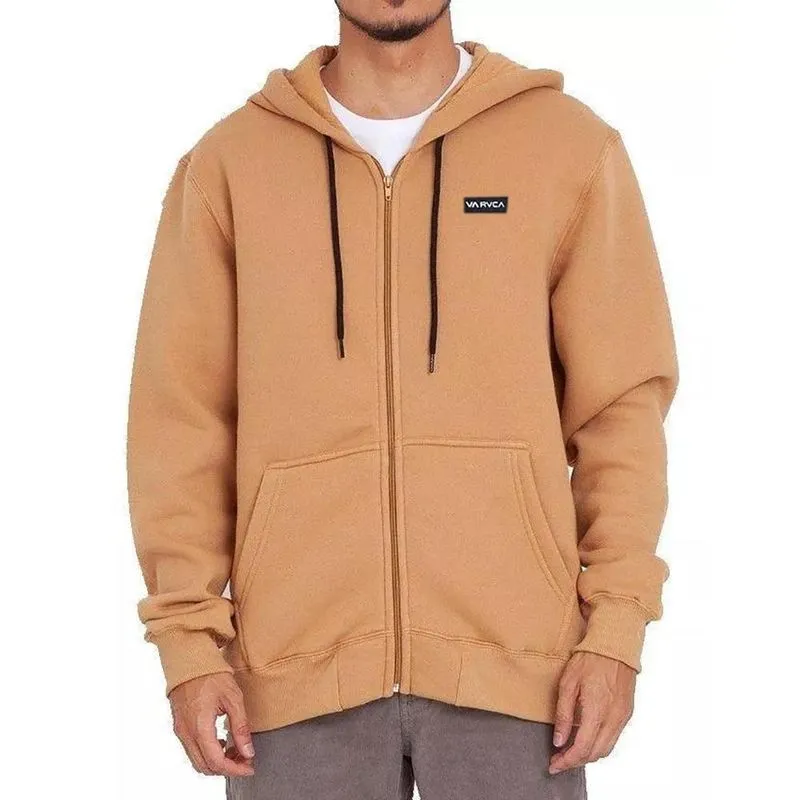 Moletom RVCA Aberto Swift Patch WT23 Masculino Caqui G / bege