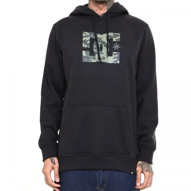 Moletom dc Star Camo Fill Masculino - Preto