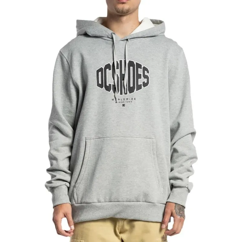 Moletom DC Shoes Canguru Solidwes WT23 Masculino Cinza P / cinza