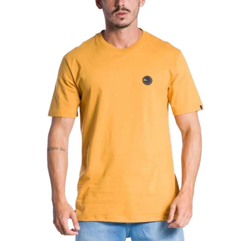 Camiseta Quiksilver Patch Round Mostarda