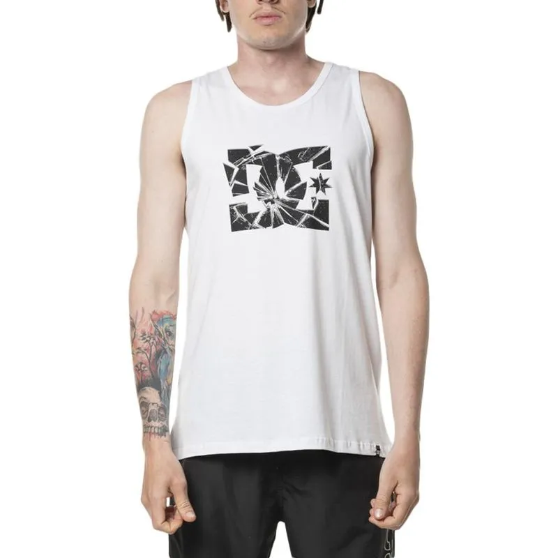 Regata DC Shoes Crushed Glass SM24 Masculina Branco G / branco