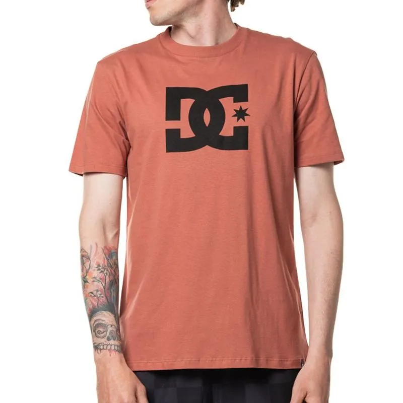 Camiseta DC Shoes DC Star Color SM24 Masculina Telha G / laranja