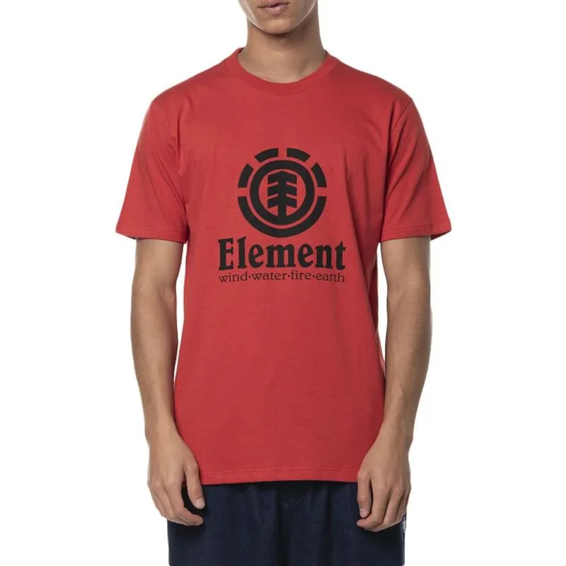 Camiseta Element Vertical Color SM24 Masculina Vermelho M / vermeho