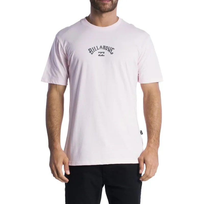 Camiseta Billabong Mid Arch SM24 Masculina Rosa GG / rosa