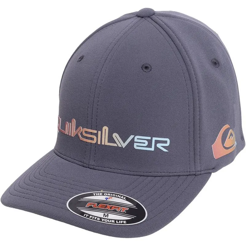 Boné Quiksilver Aba Curva Grandient New Wave WT24 Dark Gray M / cinza