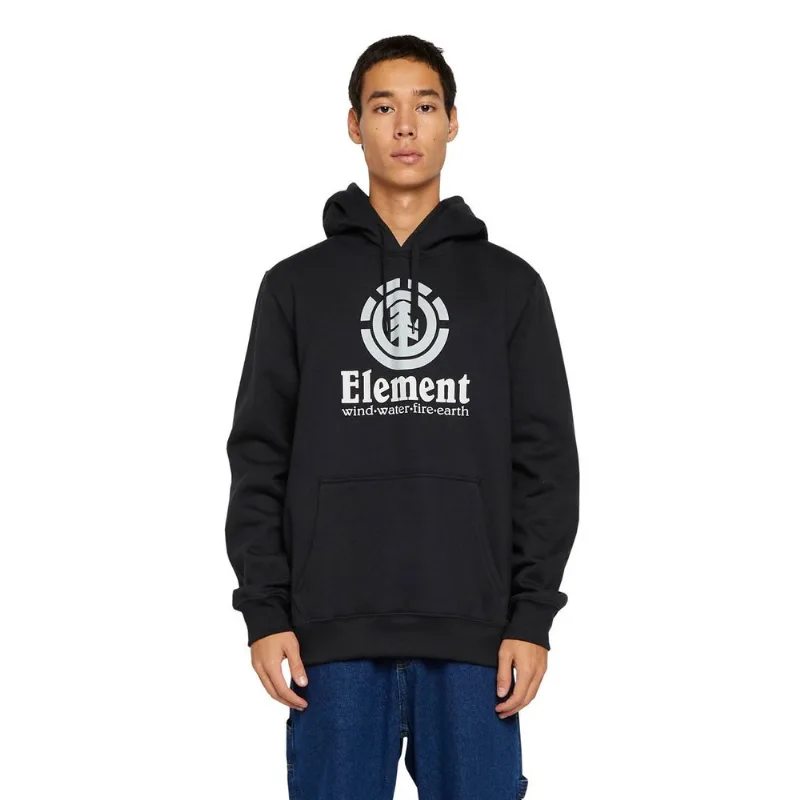 Moletom Element Fech Vertical 280 Ps Preto-Preto-3G