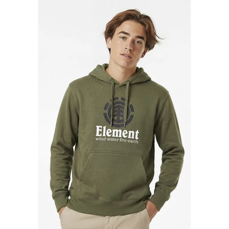 Moletom Element Fech Vertical 280 Tn Verde Militar-14